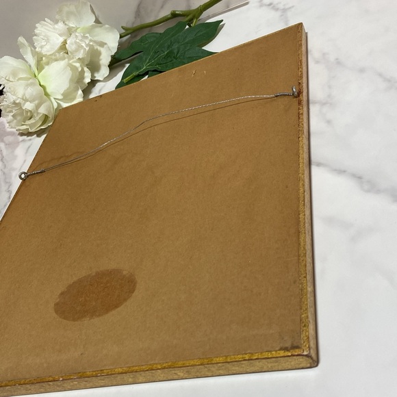 Print Of A Young Woman At A Landfill Collecting Flowers in Gold Tone Frame - Picture 14 of 17